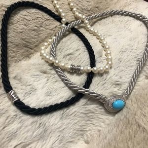 Judith Ripka Magnetic Closure Rope Necklaces